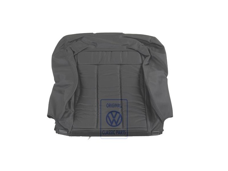 VW Original Lehnenbezug (Leder/Kunstleder) Schwarz - 357881805Q AFB