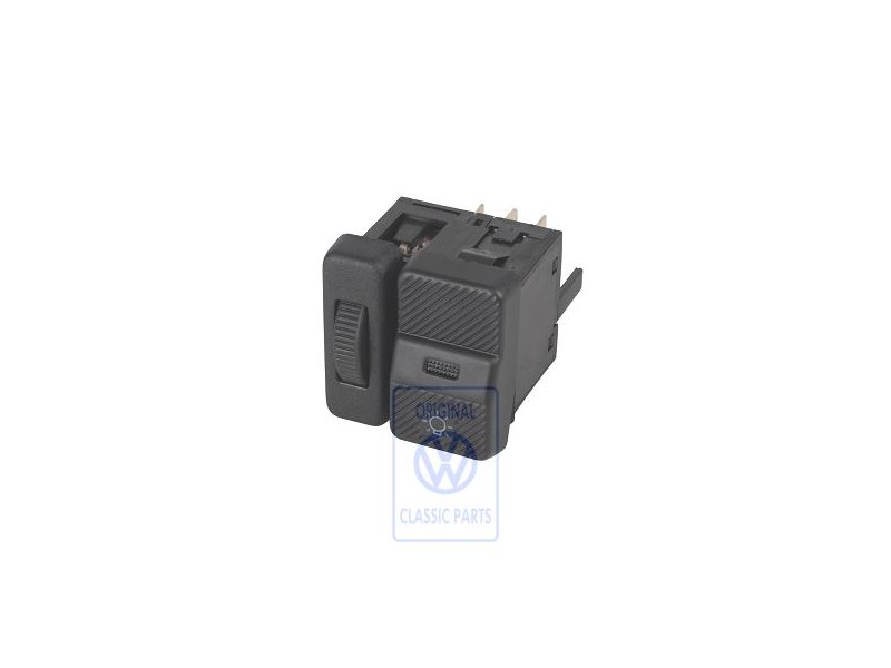 VW Original Schalter Für Licht Satinschwarz - 357941531B 01C