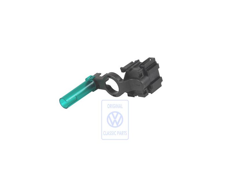 VW Original Lampenträger Mit Glühlampe Grün - 358927149A K25