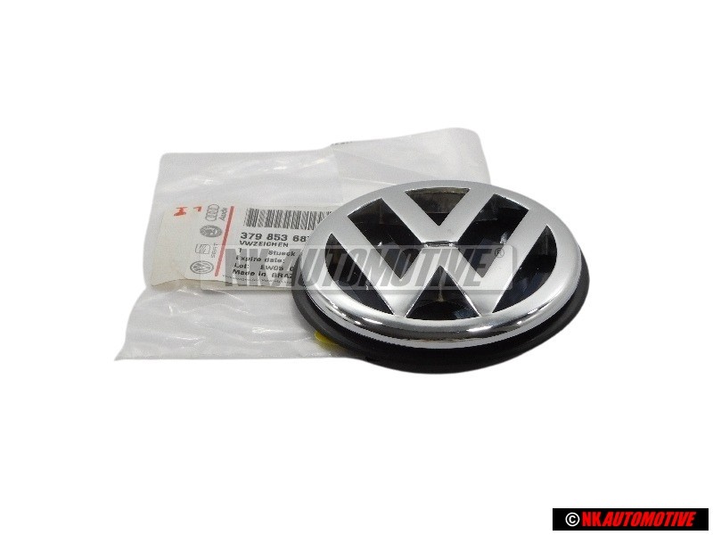 VW Original Hinten Emblem Logo Zeichen Chrom - 379853687