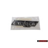 VW Original EXCLUSIV Seite Schriftzug Emblem Logo Schwarz Chrom - 3A0853675C Z10