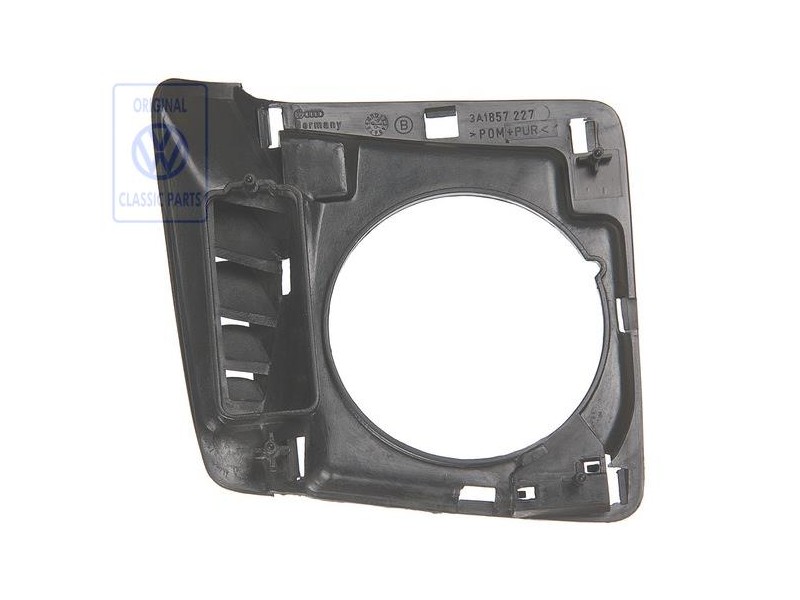VW Original Lautsprecheraufnahme Mit Luft- Kanal Schwarz - 3A1857227 4FB