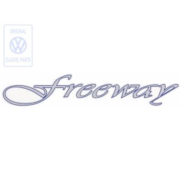 VW Original Folienschriftzug Blau/Silber - 3A9853431A Z36