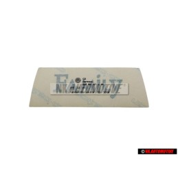 VW Original Folienschriftzug Grün/Silber/Blau - 3A9853431 Z48