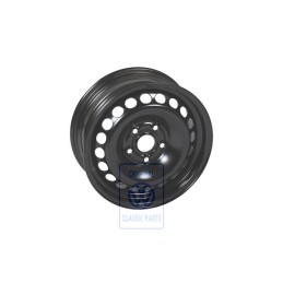 VW Original Stahlfelge Ralleyschwarz - 3B0601027D 03C