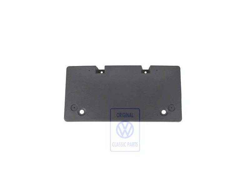 VW Original Kennzeichenhalter Satinschwarz - 3B0807287 B41