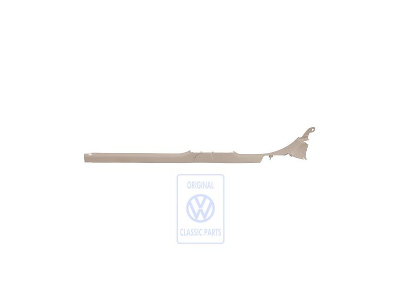 VW Original Einstiegsleiste Hellbeige - 3B0853370D Q70