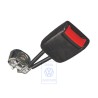 VW Original Gurtschloss Satinschwarz/Feuerrot - 3B0857740A FCN