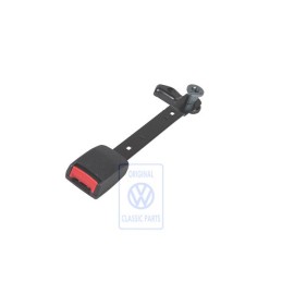 VW Original Gurtschloss Satinschwarz/Feuerrot - 3B0858471D FCN