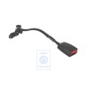 VW Original Gurtschloss Satinschwarz/Feuerrot - 3B0858471P FCN