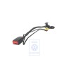 VW Original Gurtschloss Satinschwarz/Feuerrot - 3B0858472K FCN
