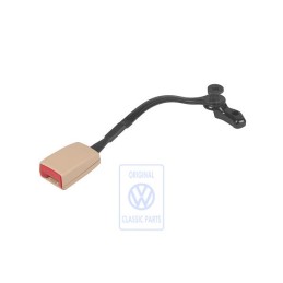 VW Original Gurtschloss Sonnenbeige/Feuerrot - 3B0858472P PNE
