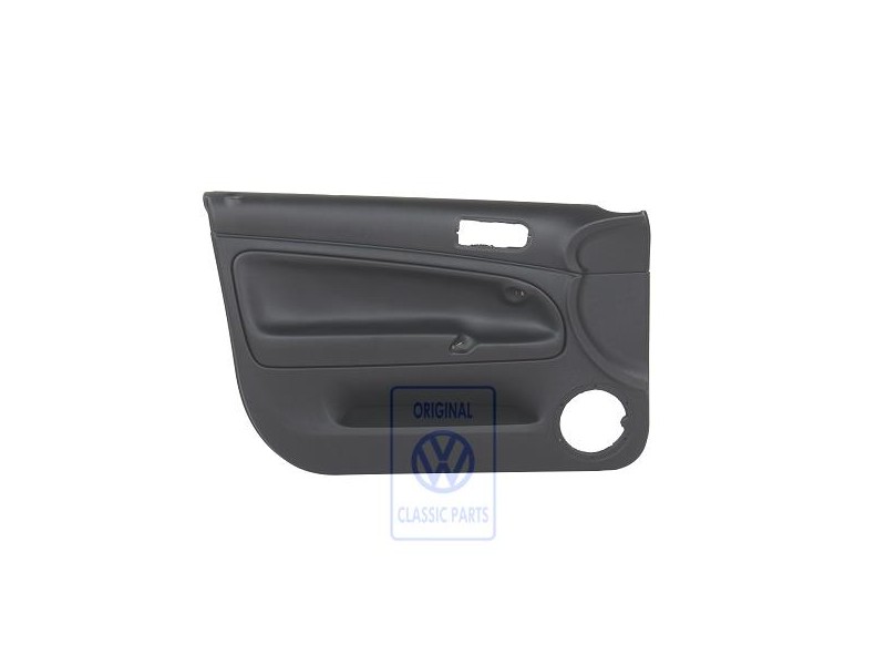 VW Original Türverkleidung (Kunstleder) Schwarz/Schwarz - 3B0867011BBLLL