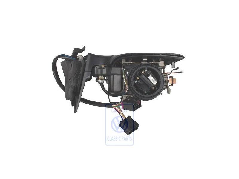 VW Original Aussenspiegelgehäuse Satinschwarz - 3B1857507B 01C