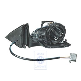 VW Original Aussenspiegelgehäuse Satinschwarz - 3B1857508AA01C