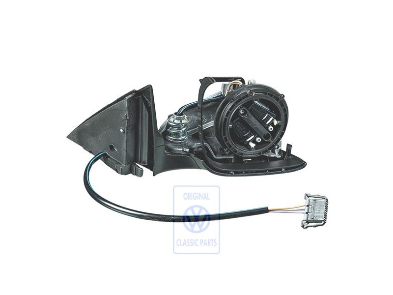VW Original Aussenspiegelgehäuse Satinschwarz - 3B1857508AA01C