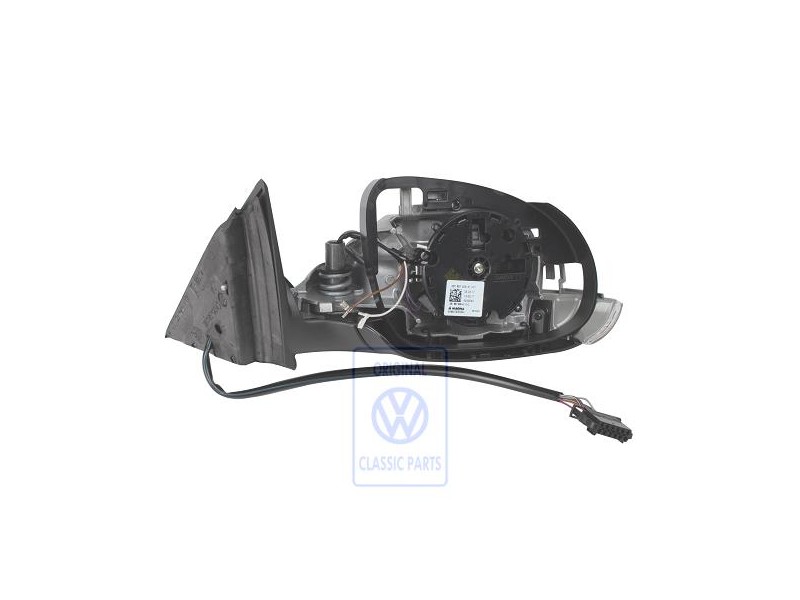 VW Original Aussenspiegelgehäuse Satinschwarz - 3B1857508AT01C