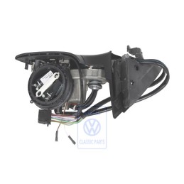 VW Original Aussenspiegelgehäuse Satinschwarz - 3B1857508H 01C