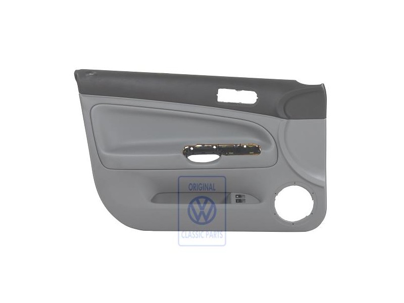 VW Original Türverkleidung (Kunstleder) Platingrau-Dunkel - 3B1867011DELGR