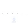 VW Original Zierleiste Für Türverklei- Dung Chrom - 3B4853981 2ZZ