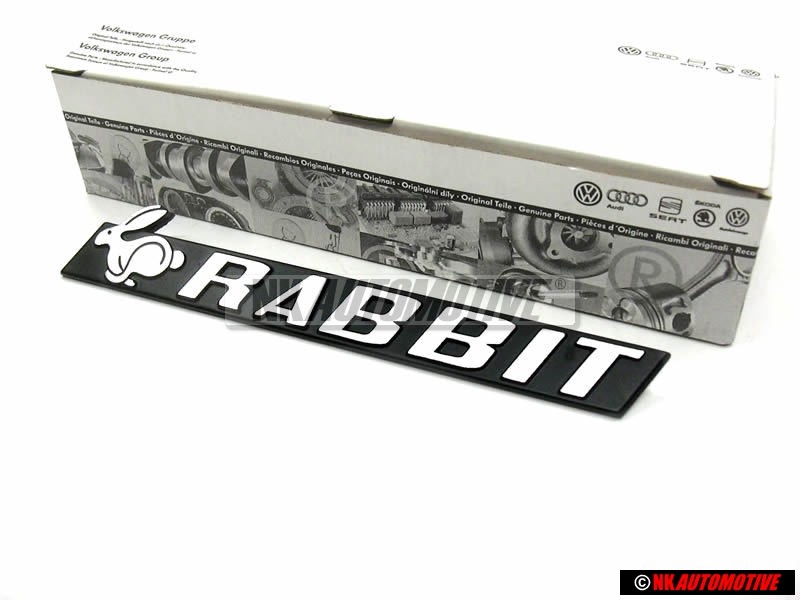 VW Original RABBIT Hinten Schriftzug Emblem Logo - 171853687E