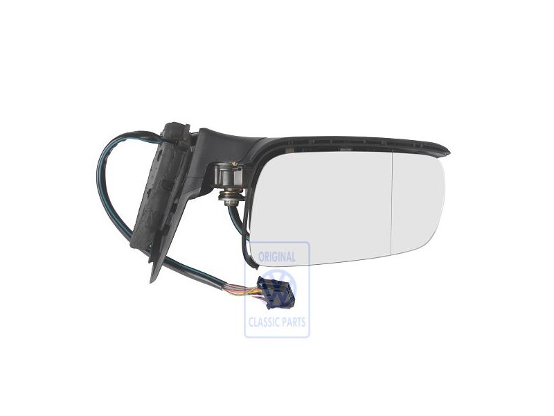 VW Original Aussenspiegelgehäuse Satinschwarz - 3B6857507 01C