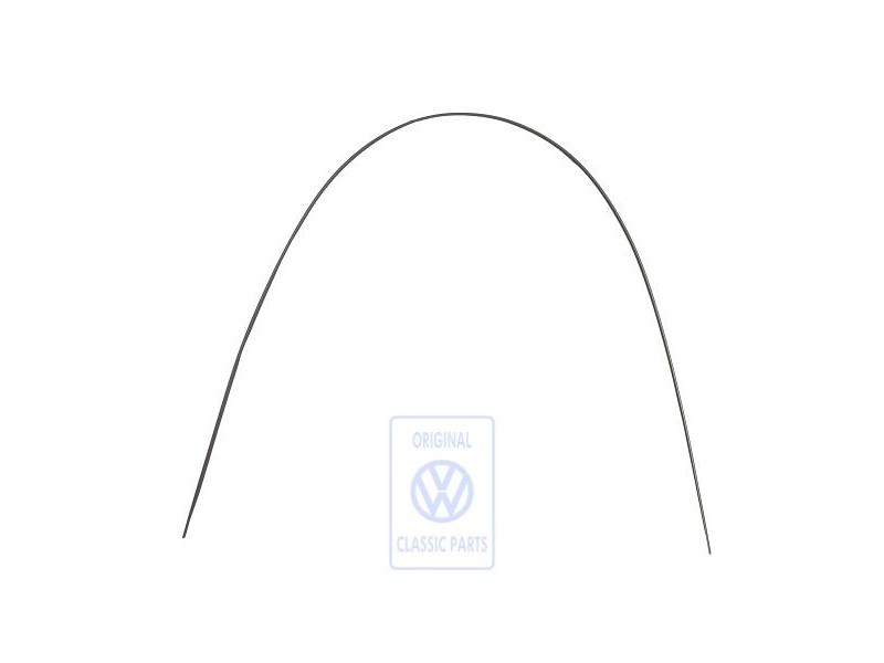 VW Original Abdeckleiste Satinschwarz - 3B9853709D B41