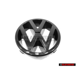 VW Original Vorne Kühlergrill Emblem Logo Zeichen Schwarz - 323853601 041