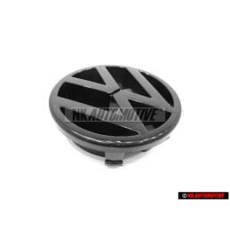 VW Original Vorne Kühlergrill Emblem Logo Zeichen Schwarz - 323853601 041