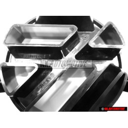 VW Original Vorne Kühlergrill Emblem Logo Zeichen Schwarz - 323853601 041
