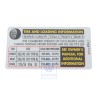 VW Original Kennschild Für Reifendruck - 3C0010494J