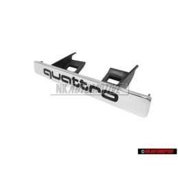 Audi Original QUATTRO Vorne Kühlergrill Emblem Schriftzug Chrom - 8L0853736 2ZZ