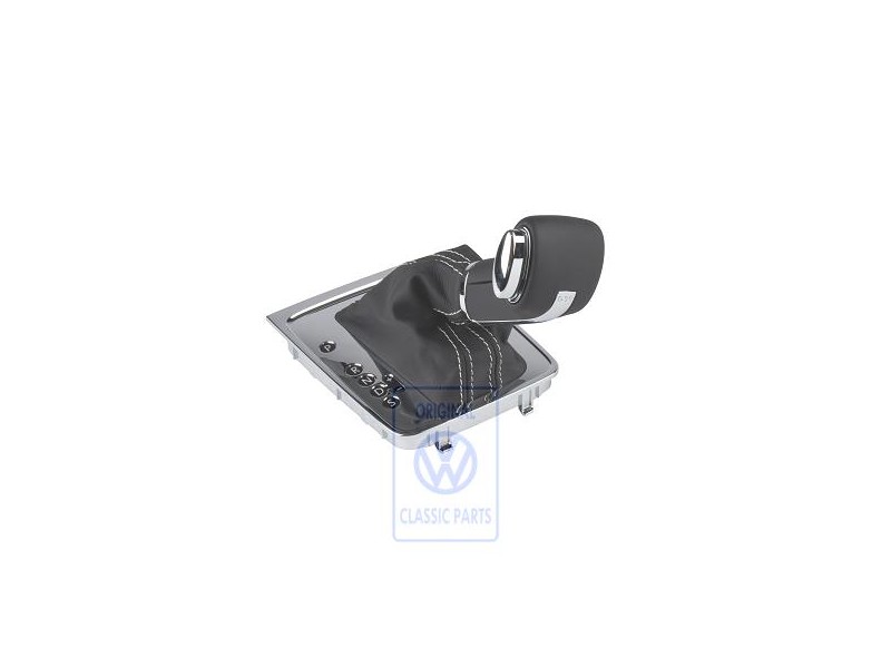 VW Original Schaltabdeckung Schwarz/Schwarz - 3C1713203A UWX