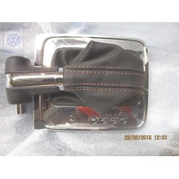 VW Original Schaltabdeckung Schwarz/Teak/Schwarz - 3C1713203A WDC