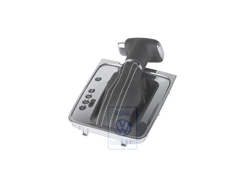 VW Original Schaltabdeckung Schwarz/Schwarz - 3C1713203B UWX