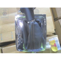 VW Original Schaltabdeckung Schwarz/Teak/Schwarz - 3C1713203B WDC