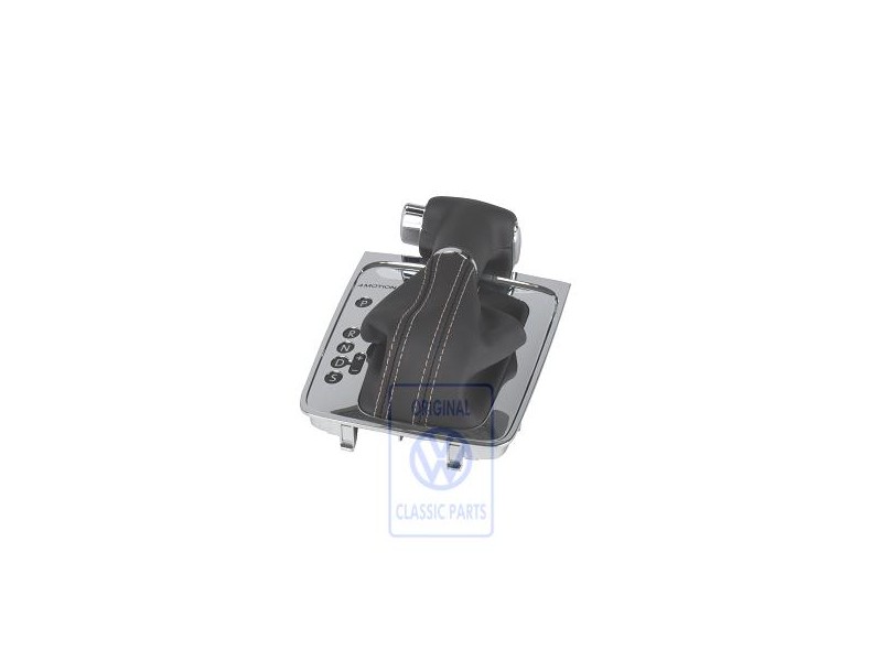 VW Original Schaltabdeckung Schwarz/Schwarz - 3C1713203F MRU