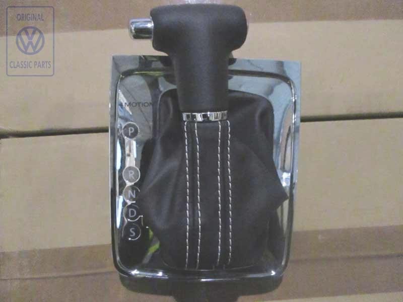 VW Original Schaltabdeckung Schwarz/Schwarz - 3C1713203F UWX