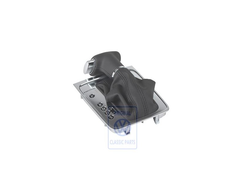 VW Original Schaltabdeckung Schwarz/Schwarz - 3C1713203F UZD