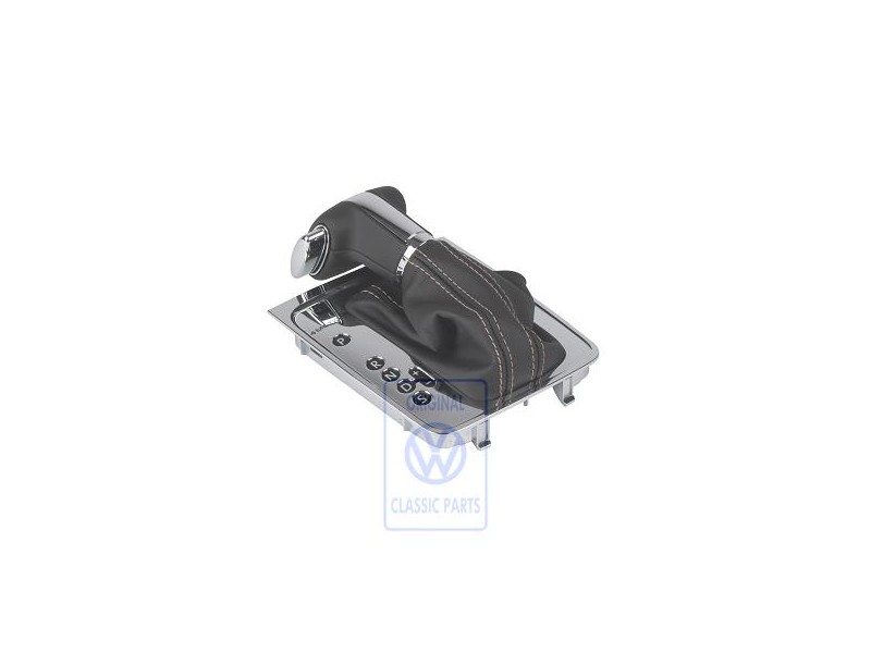 VW Original Schaltabdeckung Schwarz/Schwarz - 3C1713203G MRU