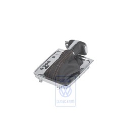 VW Original Schaltabdeckung Schwarz/Teak/Schwarz - 3C1713203G WDC