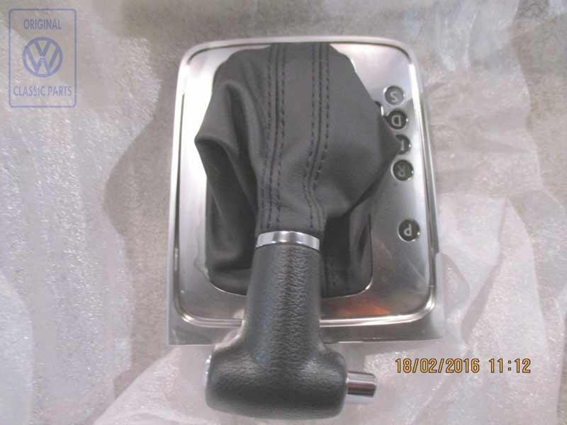 VW Original Schaltabdeckung Schwarz/Schwarz - 3C1713203N ZQF