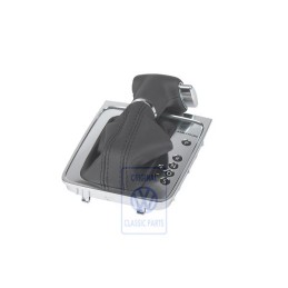 VW Original Schaltabdeckung Schwarz/Schwarz - 3C2713203F UZD