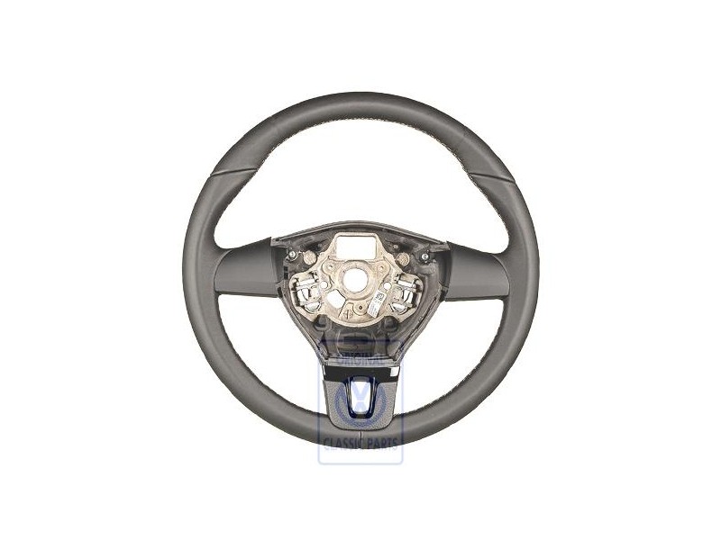 VW Original Lenkrad (Leder) Schwarz/Nougat - 3C8419091ACBFB