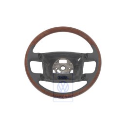 VW Original Lenkrad (Holz/Leder) Anthrazit/Nussbaum - 3D0419091ABMCC