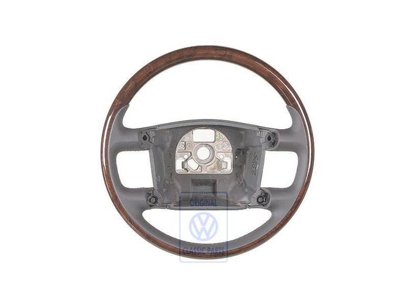 VW Original Lenkrad (Holz/Leder) Anthrazit/Myrte - 3D0419091ABNKP