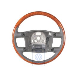 VW Original Lenkrad (Holz/Leder) Anthrazit/Eukalyptus - 3D0419091ABQSC