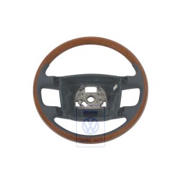 VW Original Lenkrad (Holz/Leder) Navyblue/Eukalyptus - 3D0419091ABZUD