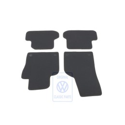 VW Original 1 Satz Fussmatten Schwarz/Orbitblue - 5C1863011AKHFL