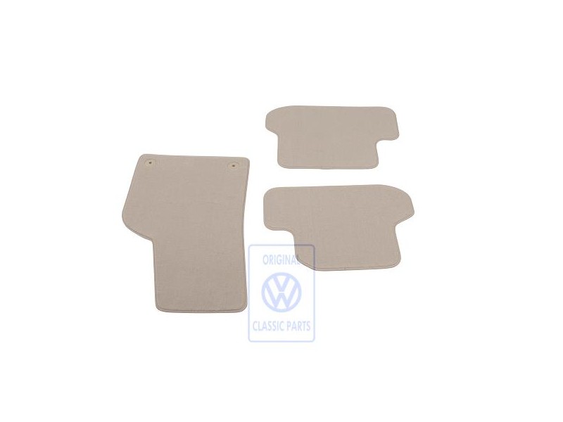VW Original 1 Satz Fussmatten Nutria Beige - 5C1863011C ICK